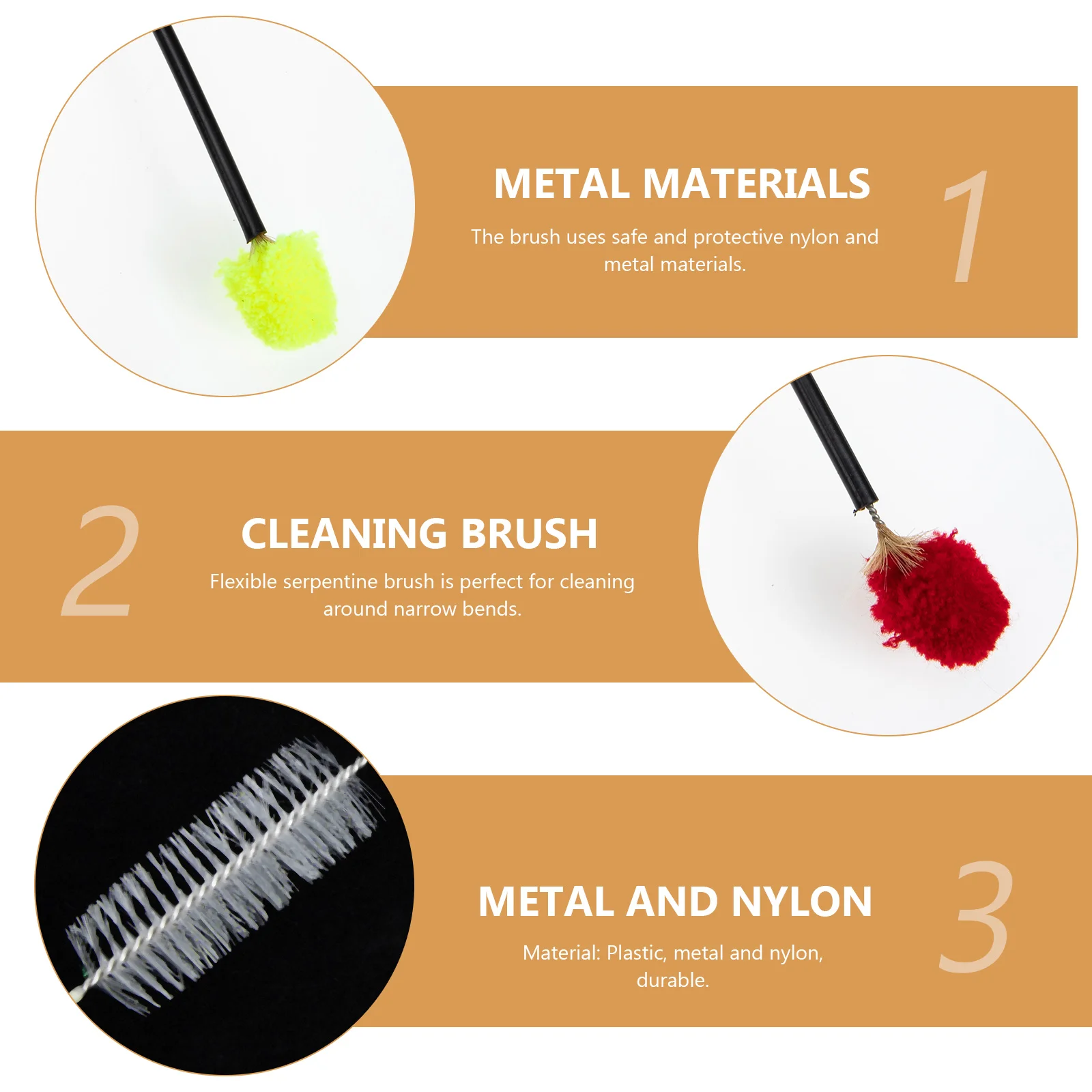 Wind Instrument Cleaning Brush Set Instruments Supply Trumpet Kit Musical Sax Sound Hole Mouthpiece Trombone Saxophone Durable
Wind Instrument Cleaning Brush Set Instruments Supply Trumpet Kit Musical Sax Sound Hole Mouthpiece Trombone Saxophone Durable