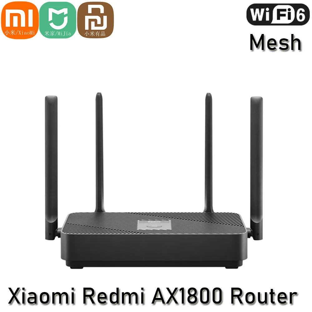 Маршрутизатор Xiaomi Redmi AX1800 WiFi6 2,4/5 ГГц двухчастотный MIMO-OFDMA 128 МБ ПЗУ двухдиапазонный беспроводной усилитель сигнала гигабитный маршрутизатор
Маршрутизатор Xiaomi Redmi AX1800 WiFi6 2,4/5 ГГц двухчастотный MIMO-OFDMA 128 МБ ПЗУ двухдиапазонный беспроводной усилитель сигнала гигабитный маршрутизатор