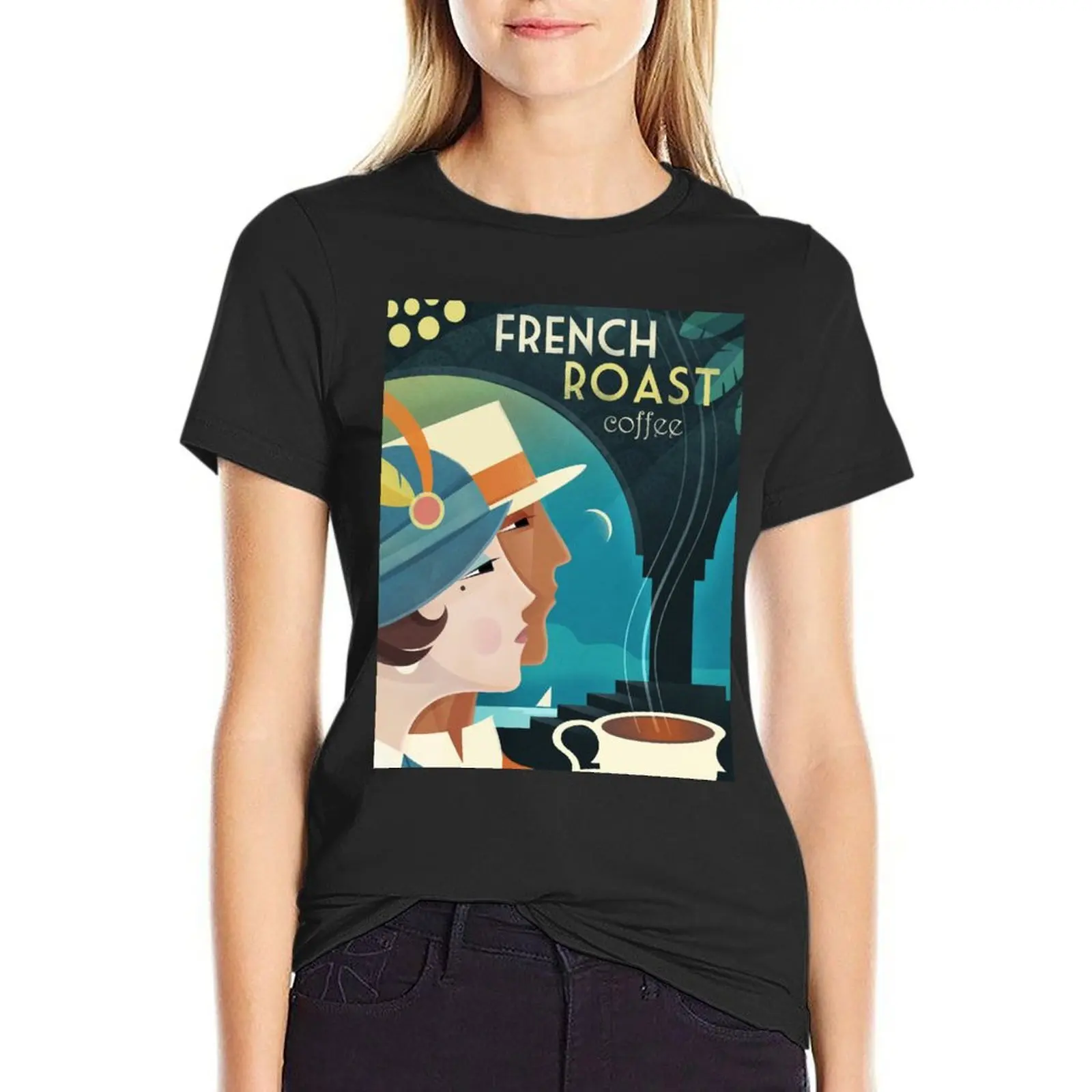 Art Deco Coffee T-Shirt vintage clothes Short sleeve tee plus size tops tshirts for Women
Art Deco Coffee T-Shirt vintage clothes Short sleeve tee plus size tops tshirts for Women