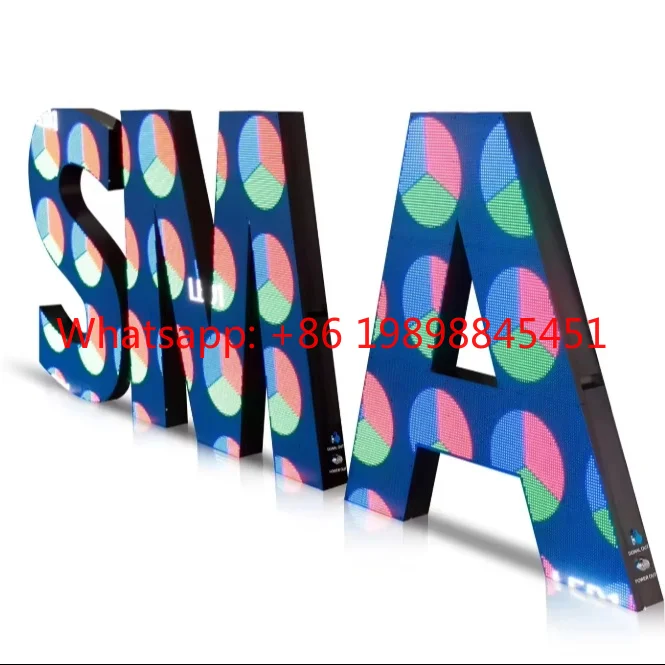 Custom LED Letter Shaped Screen P2/P2.5/P3 Creative Alphabet Name Sign Display
Custom LED Letter Shaped Screen P2/P2.5/P3 Creative Alphabet Name Sign Display