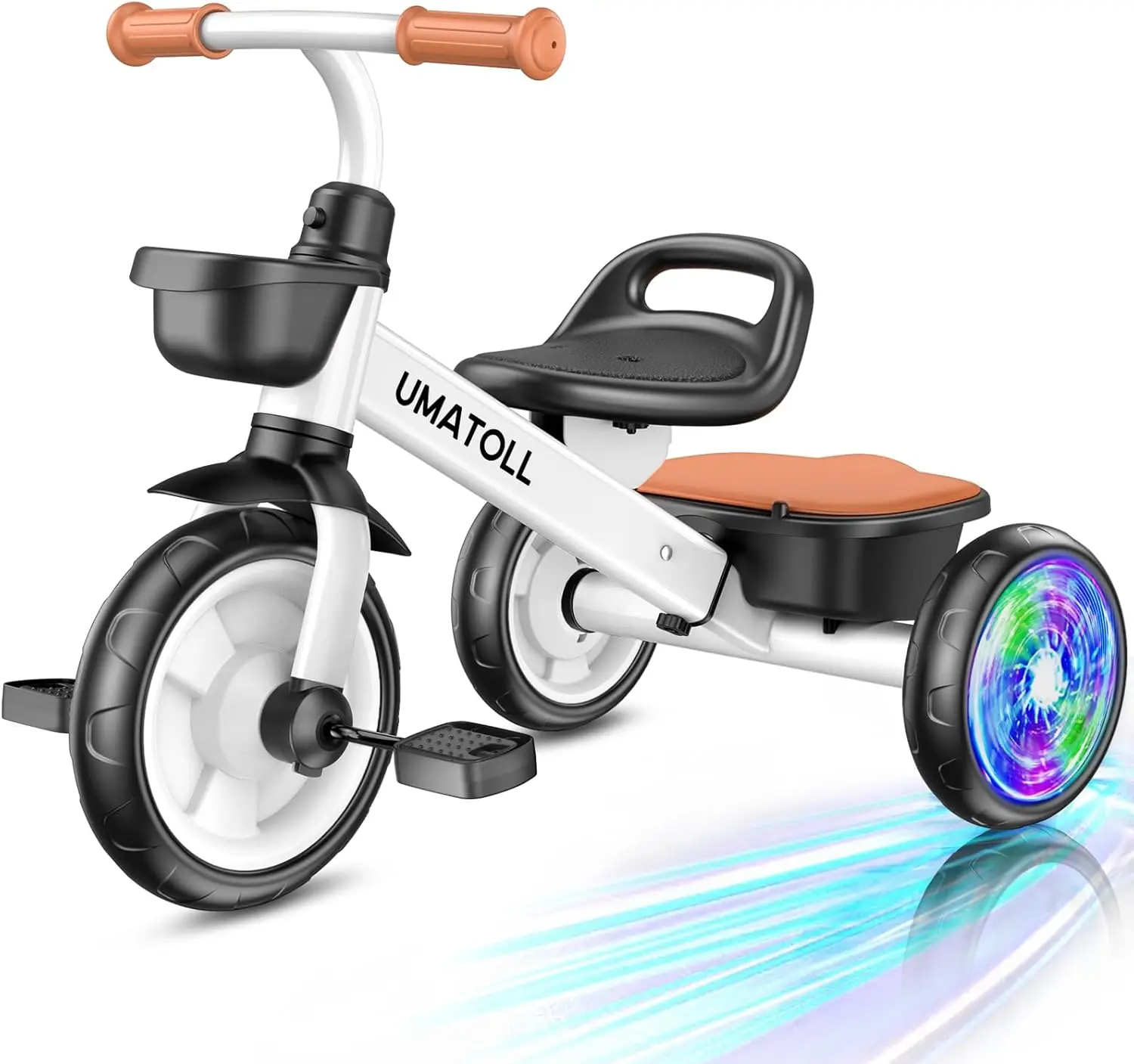 Adjustable Toddler Tricycle for 2-5 Year Olds with Light-Up Wheels, Outdoor Toy & Birthday Gift for Boys and Girls
Adjustable Toddler Tricycle for 2-5 Year Olds with Light-Up Wheels, Outdoor Toy & Birthday Gift for Boys and Girls