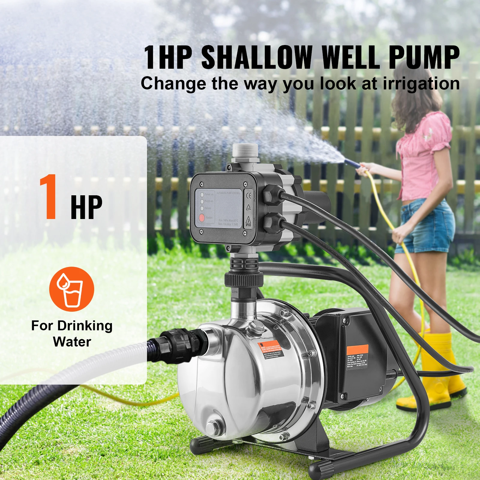 Портативный спринклерный бустерный насос, автоматический контроллер для перекачки воды для орошения газонов
Портативный спринклерный бустерный насос, автоматический контроллер для перекачки воды для орошения газонов