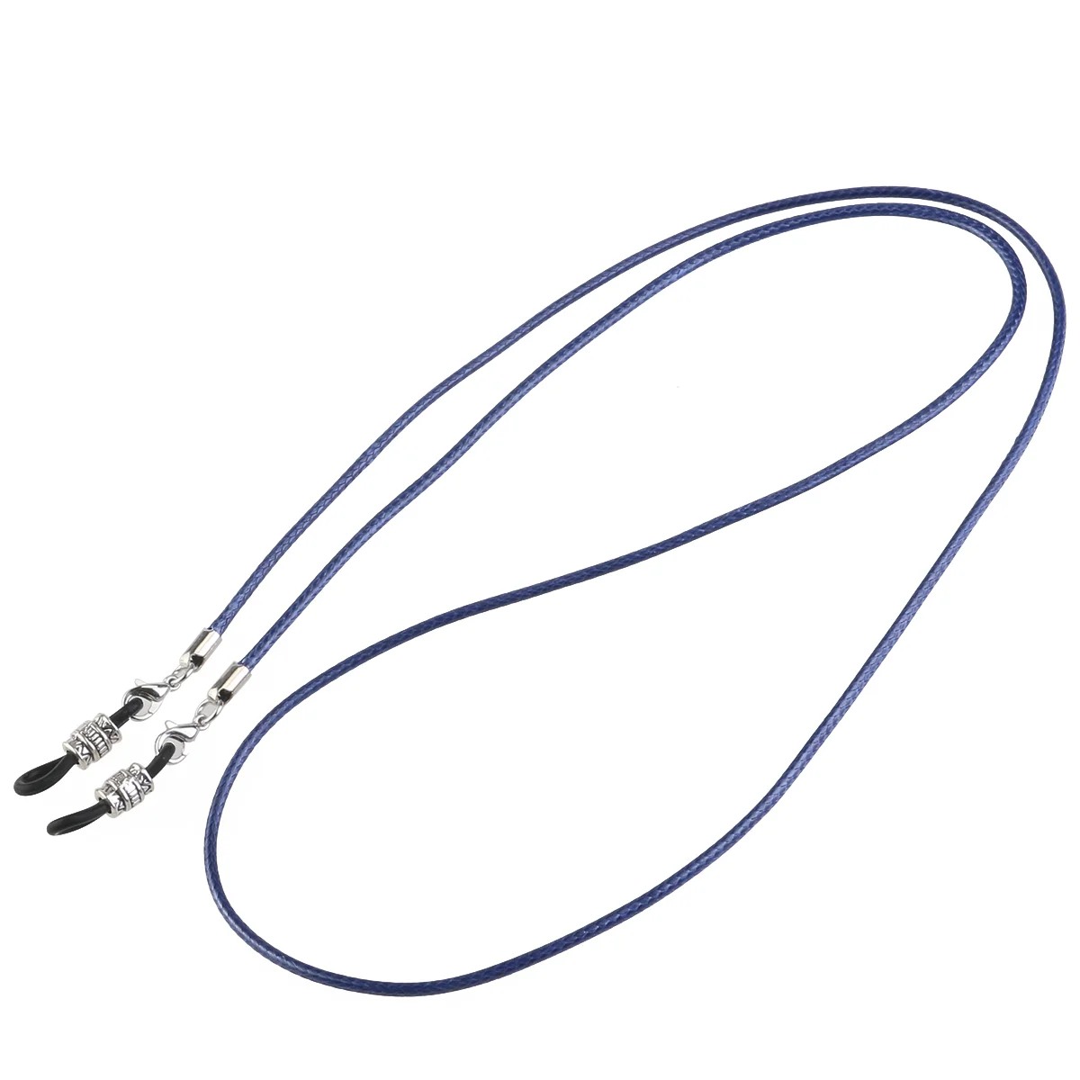 Eyeglass Chain Wax Cord Adjustable Silicone Ends Metal Coils Non Fall Grey Eyeglasses Holder Simple Fashion Design
Eyeglass Chain Wax Cord Adjustable Silicone Ends Metal Coils Non Fall Grey Eyeglasses Holder Simple Fashion Design