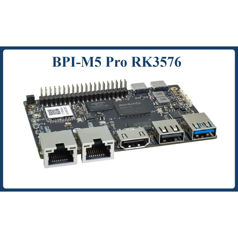 Banana Pi BPI-M5 Pro RK3576 8 ГБ DDR4 64 ГБ eMMC Edge Computing Box | Многофункциональный шлюз NAS поддерживает AI DeepSeek
Banana Pi BPI-M5 Pro RK3576 8 ГБ DDR4 64 ГБ eMMC Edge Computing Box | Многофункциональный шлюз NAS поддерживает AI DeepSeek