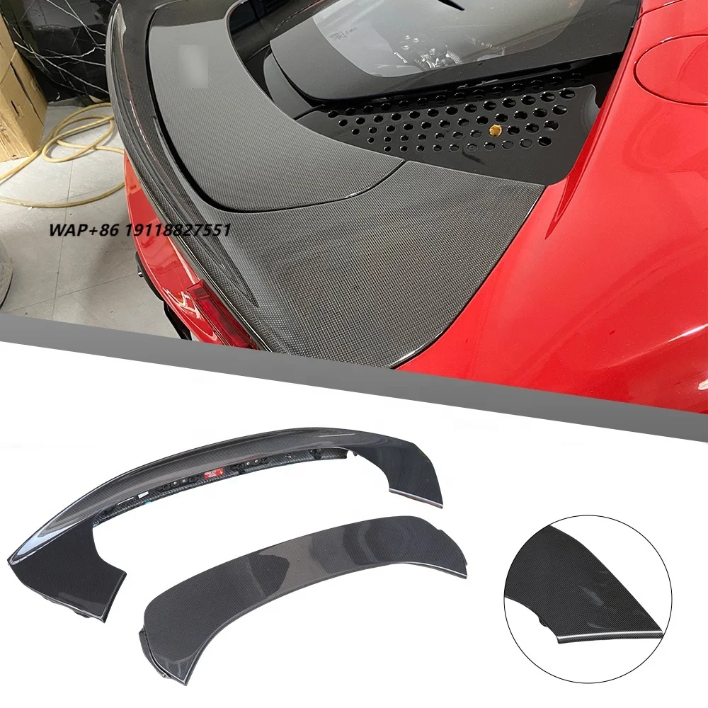 Auto Parts Carbon Fiber Rear Trunk Ducktial Spoiler for SF90 Track Version OEM Design
Auto Parts Carbon Fiber Rear Trunk Ducktial Spoiler for SF90 Track Version OEM Design