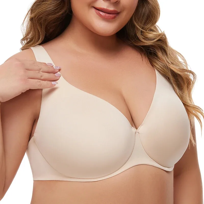 Plus Size Underwire Bra Minimizer, Full Coverage Seamless Unlined Bras for Women Unpadded Everyday Support Comfort ih.4
Plus Size Underwire Bra Minimizer, Full Coverage Seamless Unlined Bras for Women Unpadded Everyday Support Comfort ih.4
