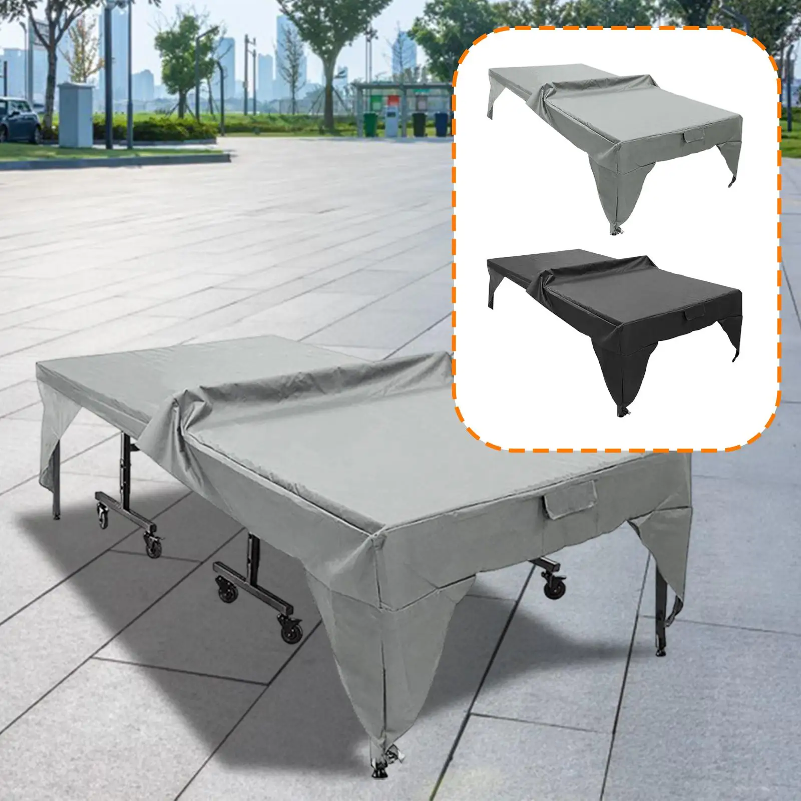 Weatherproof Table Tennis Table Cover Foldable Rainproof 600D Oxford Case for Ping Pong Table Accessories
Weatherproof Table Tennis Table Cover Foldable Rainproof 600D Oxford Case for Ping Pong Table Accessories