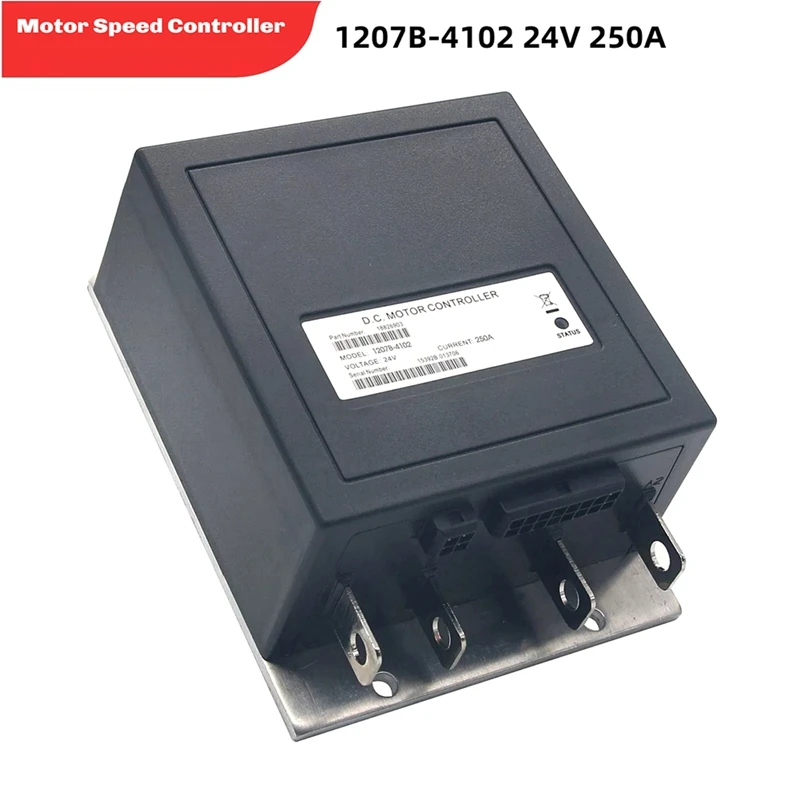 Контроллер двигателя постоянного тока OB-24V 250A 1207B-4102 для рации вилочного погрузчика Curtis Pallet Truck
Контроллер двигателя постоянного тока OB-24V 250A 1207B-4102 для рации вилочного погрузчика Curtis Pallet Truck