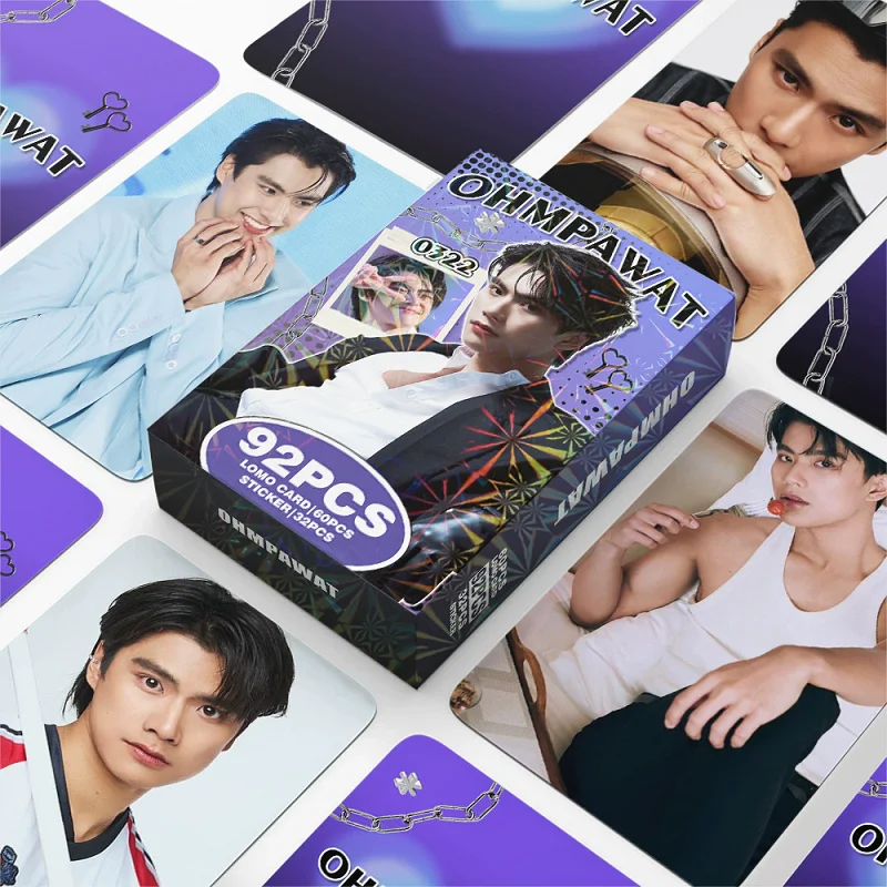 92PCS Ohm Pawat Thai Star Selfie Photocards Set with Mini Stickers LOMO Cards for Fans Collection And Gift
92PCS Ohm Pawat Thai Star Selfie Photocards Set with Mini Stickers LOMO Cards for Fans Collection And Gift