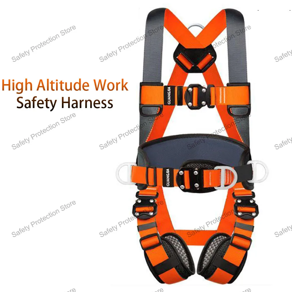 High Altitude Work Safety Harness Full Body Five-point Safety Belt Outdoor Climbing Training Construction Protective Equipment
High Altitude Work Safety Harness Full Body Five-point Safety Belt Outdoor Climbing Training Construction Protective Equipment