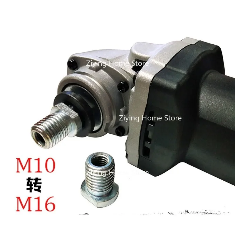 Подходит для угловой шлифовальной машины 100-типа, переходная головка M10, внутренняя резьба на разъем с внешней резьбой M16
Подходит для угловой шлифовальной машины 100-типа, переходная головка M10, внутренняя резьба на разъем с внешней резьбой M16