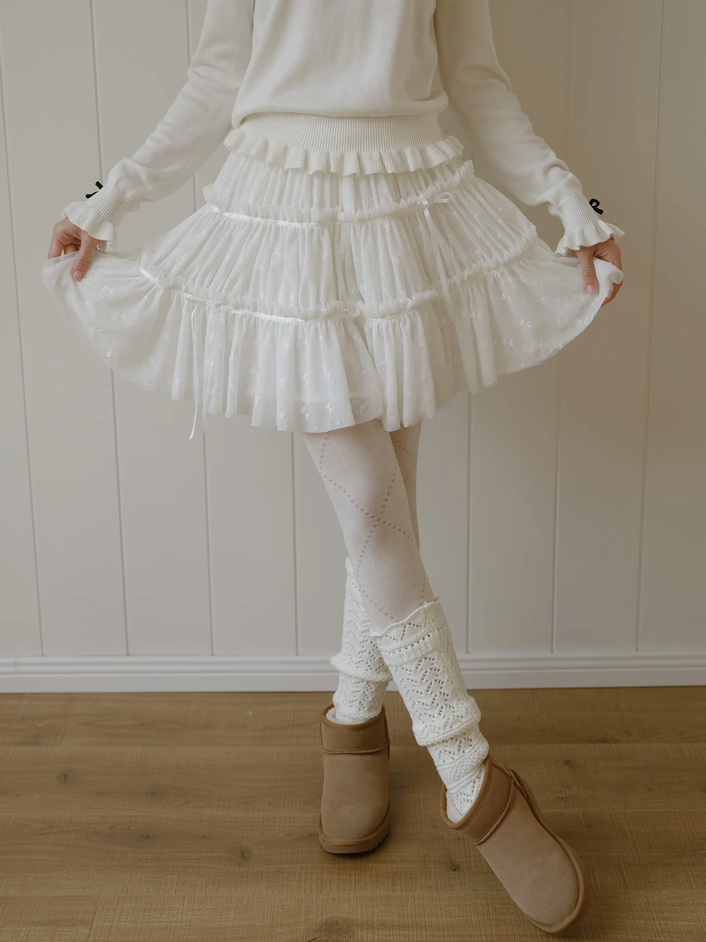 White Puffy Cake ort Skirt Women's Autumn Winter Velvet Lined A-Line f-length Skirts Double Layer Me Soft Comfortable
White Puffy Cake ort Skirt Women's Autumn Winter Velvet Lined A-Line f-length Skirts Double Layer Me Soft Comfortable