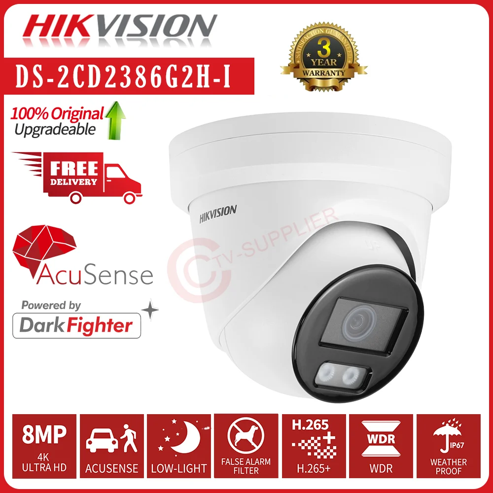 Hikvision DarkFighter 8MP AcuSense 4K Turret
Hikvision DarkFighter 8MP AcuSense 4K Turret