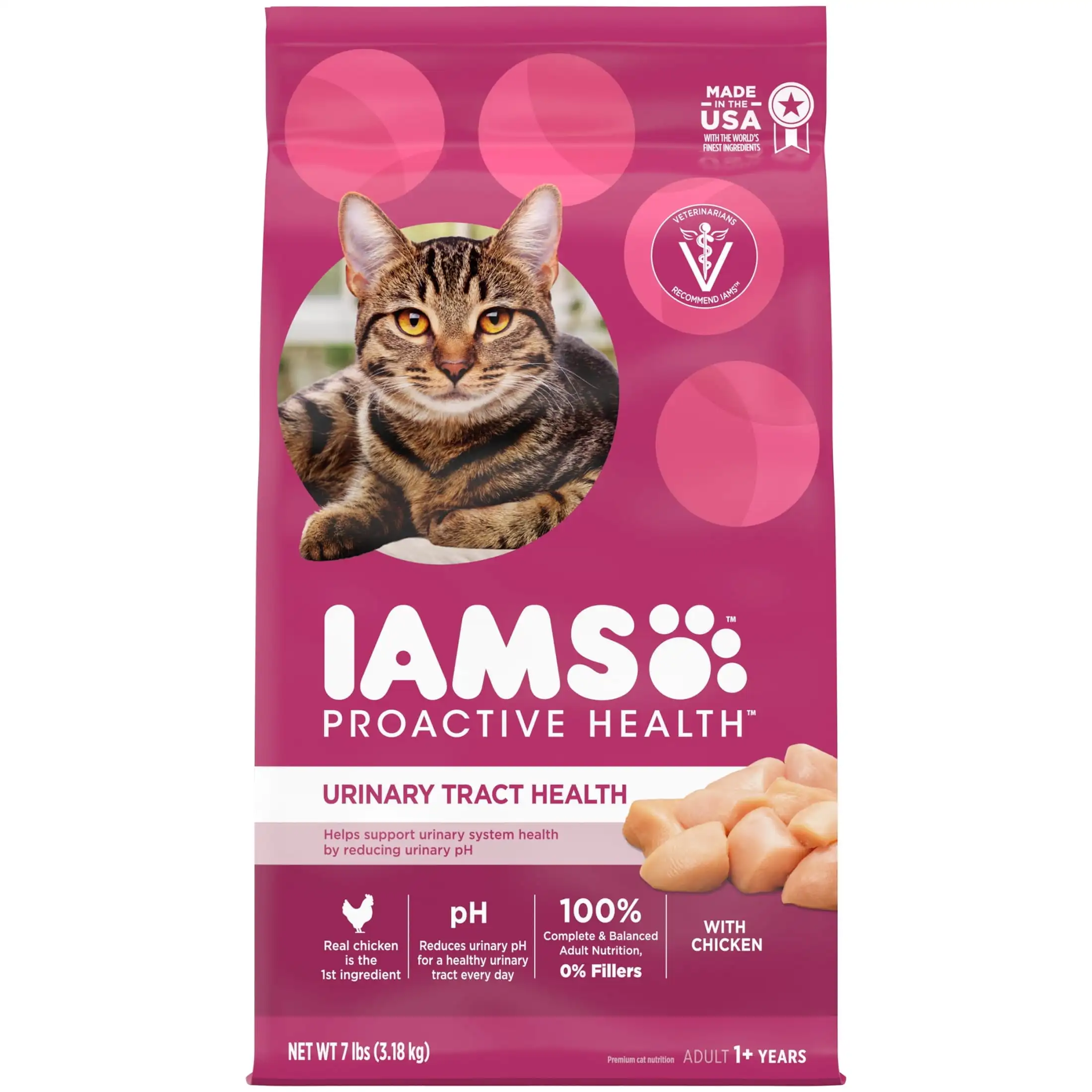 Iams сухая корма для кошек для проактивного ухода за здоровьем мочевых путей, 7 фунтов в упаковке
Iams сухая корма для кошек для проактивного ухода за здоровьем мочевых путей, 7 фунтов в упаковке