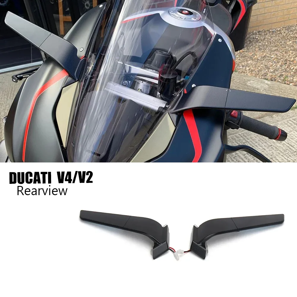for DUCATI PANIGALE V4/V2 With LED Turn Signal Stealth Mirrors Panigale Rearview Mirror Panigale Parts
for DUCATI PANIGALE V4/V2 With LED Turn Signal Stealth Mirrors Panigale Rearview Mirror Panigale Parts