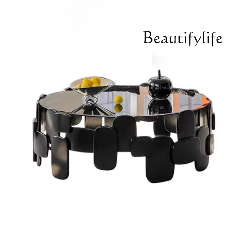 Современный простой круглый журнальный столик из закаленного стекла, легкий роскошный черный чайный столик для гостиной, бытовой журнальный столик
Современный простой круглый журнальный столик из закаленного стекла, легкий роскошный черный чайный столик для гостиной, бытовой журнальный столик