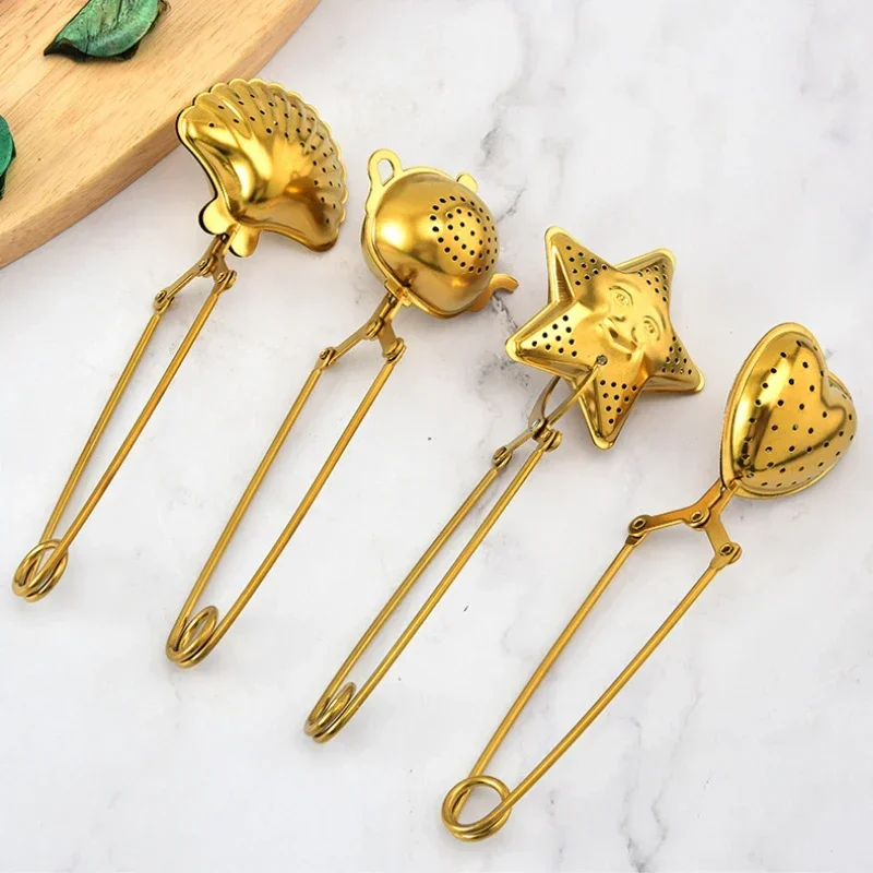 Stainless Steel Gold Tea Infuser Sphere Mesh Strainer Coffee Diffuser Handle Ball Herb Spice Filter Tea Bag Difusor Kitchen Tool
Stainless Steel Gold Tea Infuser Sphere Mesh Strainer Coffee Diffuser Handle Ball Herb Spice Filter Tea Bag Difusor Kitchen Tool