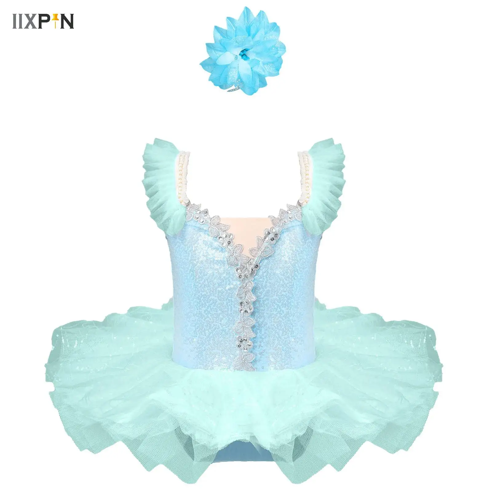 Kids Sequins Ballet Tutu Dress Girls Children Princess Dress Ballet Tutu Dance Clothes Performance Tutu Skirts with Headwear Set
Kids Sequins Ballet Tutu Dress Girls Children Princess Dress Ballet Tutu Dance Clothes Performance Tutu Skirts with Headwear Set