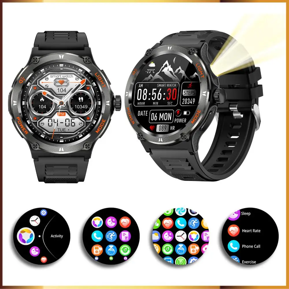 Outdoor Sports Smartwatch Heart Rate/Sleep Monitor Fitness Watch Answer/Make Call Fitness Tracker for Men and Women
Outdoor Sports Smartwatch Heart Rate/Sleep Monitor Fitness Watch Answer/Make Call Fitness Tracker for Men and Women