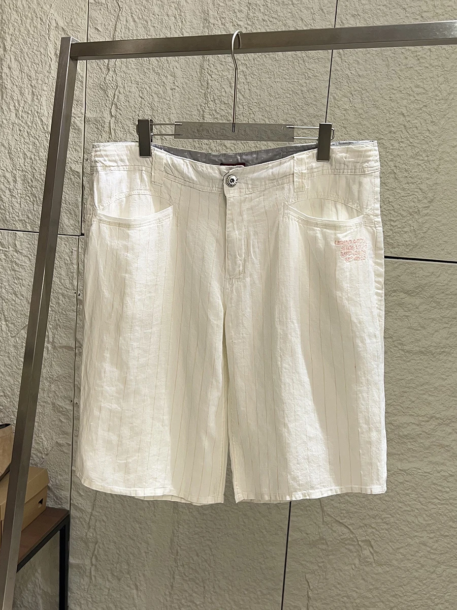 Men's Summer Linen Shorts Straight Leg Five-Point Pants Breathable Washed out Fashionable Urban Loose Fit mid Waist Shorts
Men's Summer Linen Shorts Straight Leg Five-Point Pants Breathable Washed out Fashionable Urban Loose Fit mid Waist Shorts