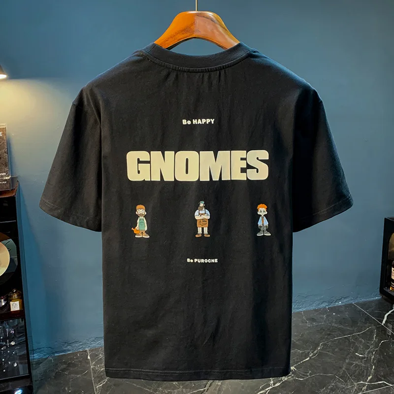 Round neck short sleeved T-shirt men's summer 2025 new embroidered printed half sleeved top loose slimming men's clothing
Round neck short sleeved T-shirt men's summer 2025 new embroidered printed half sleeved top loose slimming men's clothing