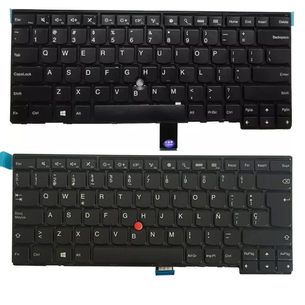 NEW FOR LENOVO THINKPAD T440 T440P T440E T440S T431S E431 L440 L450 L460 T450 E440 French/US/Latin/ Spanish Laptop Keyboard
NEW FOR LENOVO THINKPAD T440 T440P T440E T440S T431S E431 L440 L450 L460 T450 E440 French/US/Latin/ Spanish Laptop Keyboard