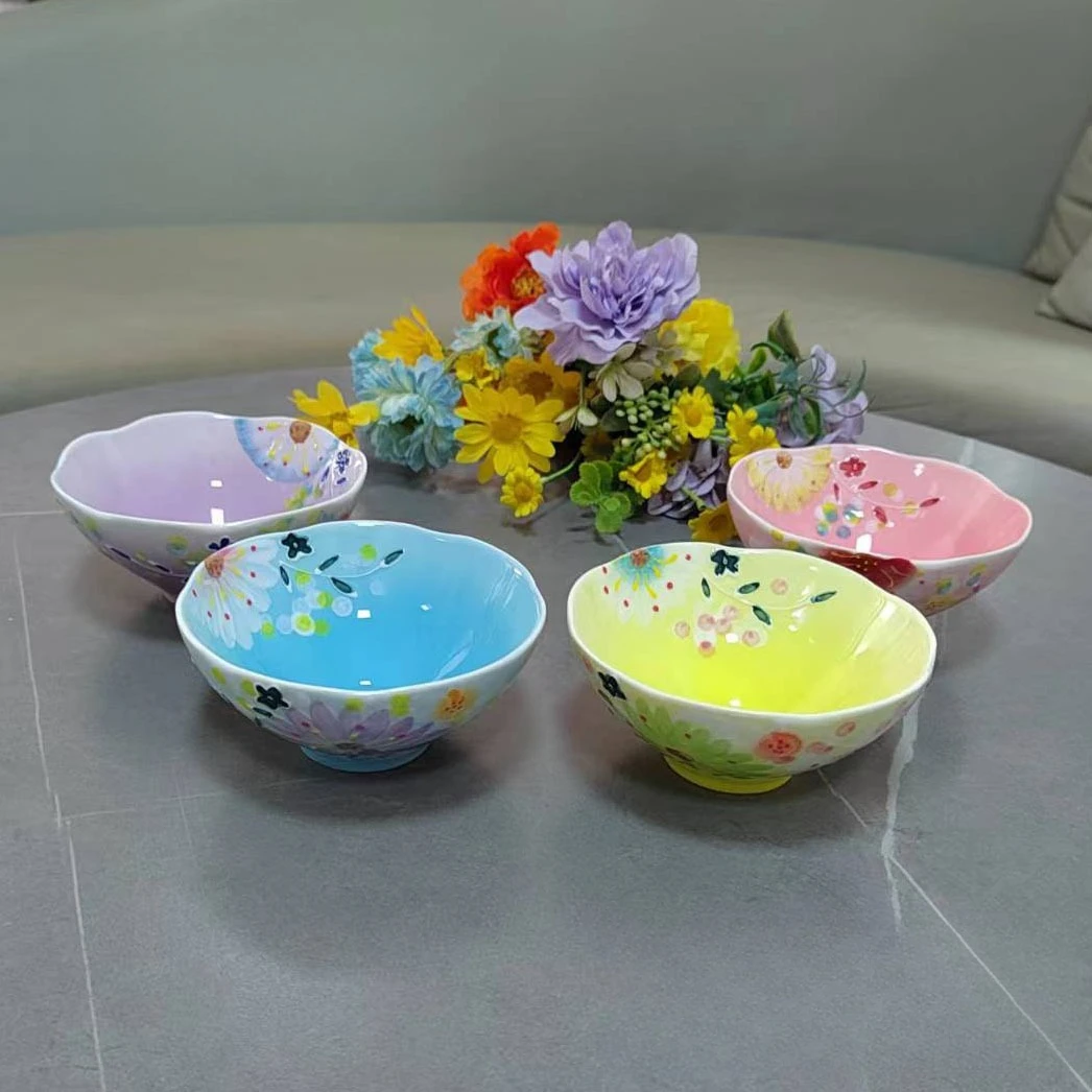 5 Inch Rice Bowl Seto Ware Japanese Ceramic Bowl with Underglaze Lace Home Tableware Gift Box
5 Inch Rice Bowl Seto Ware Japanese Ceramic Bowl with Underglaze Lace Home Tableware Gift Box