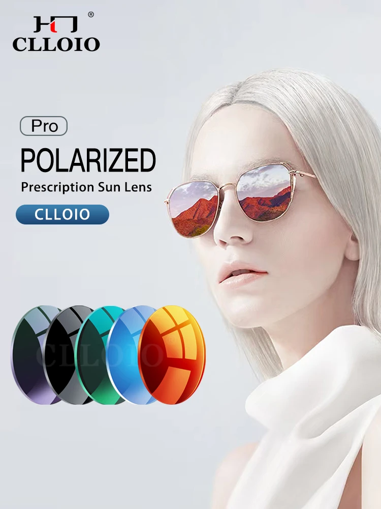 CLLOIO Polarized Lens 1.56 1.61 1.67 Myopia Hyperopia Sunglasses Lens Prescription CR39 Resin Aspheric Anti-Glare Glasses Lenses
CLLOIO Polarized Lens 1.56 1.61 1.67 Myopia Hyperopia Sunglasses Lens Prescription CR39 Resin Aspheric Anti-Glare Glasses Lenses