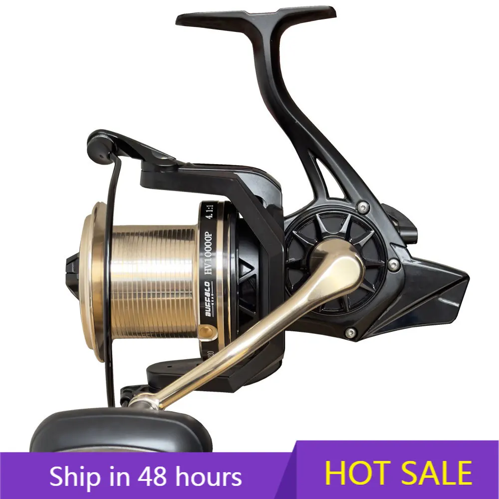 YTYIN High Quality Fishing Sea Ocean Spinning Reel Saltwater CNC Metal Spool 4.1 10000 40LBS 18KG Drag Spinning Reel Casting Pes
YTYIN High Quality Fishing Sea Ocean Spinning Reel Saltwater CNC Metal Spool 4.1 10000 40LBS 18KG Drag Spinning Reel Casting Pes