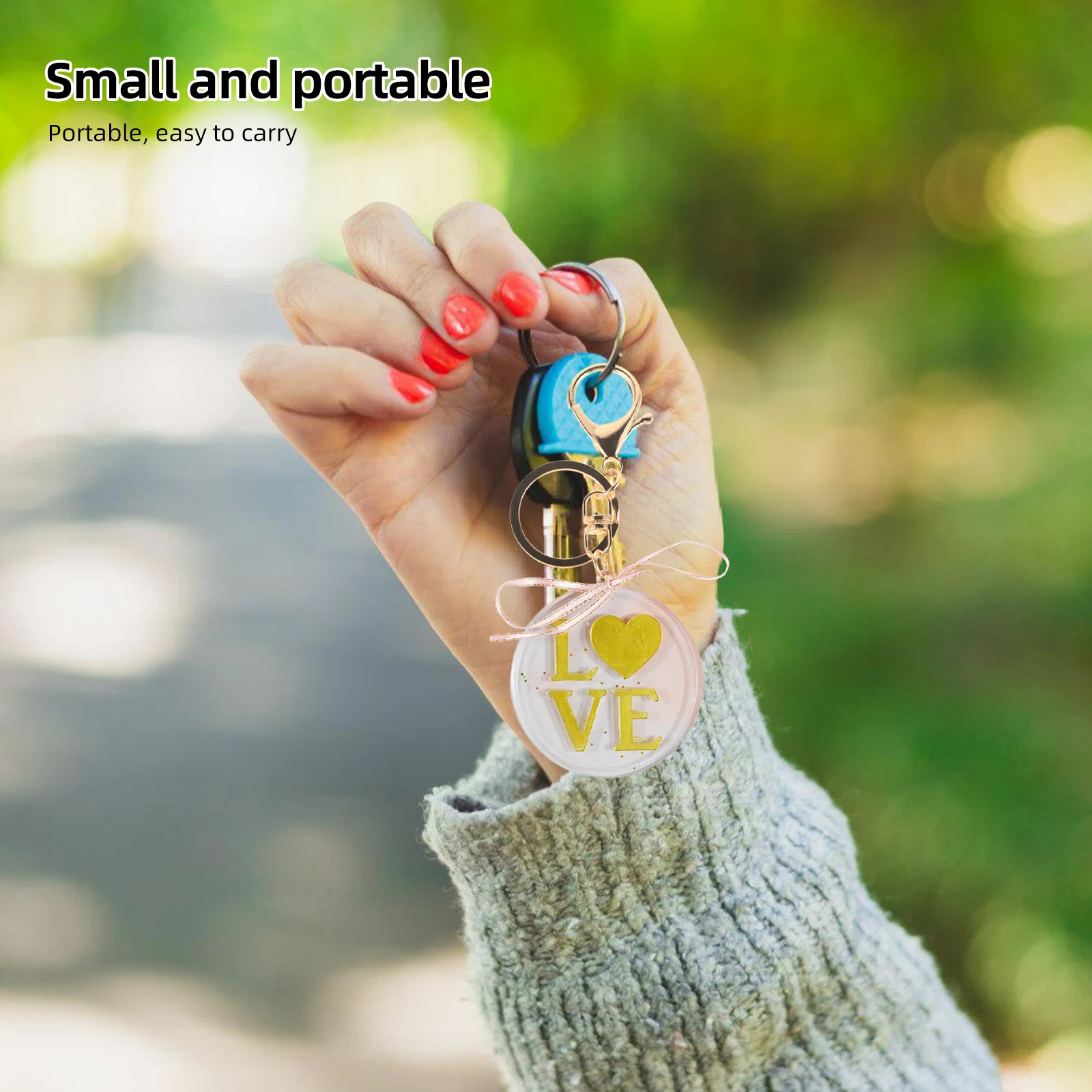 Heart Shaped Mold Epoxy Portable Pendant Molds Resin Pendant Keychain Jewelry Making Supplies DIY Portable Ornaments
Heart Shaped Mold Epoxy Portable Pendant Molds Resin Pendant Keychain Jewelry Making Supplies DIY Portable Ornaments