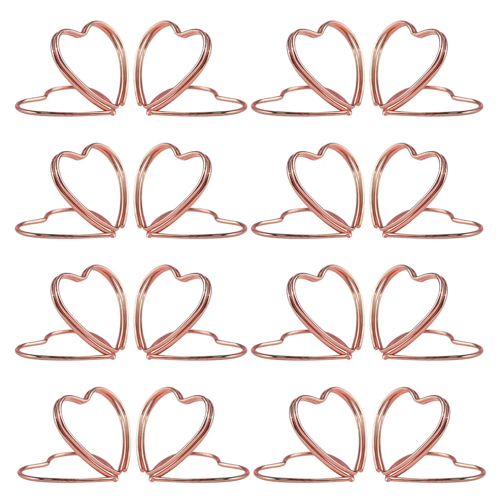 25 Pcs Heart Shaped Card Holders Metal Cards Photos Memos Notes Table Number Holder Card Display
25 Pcs Heart Shaped Card Holders Metal Cards Photos Memos Notes Table Number Holder Card Display