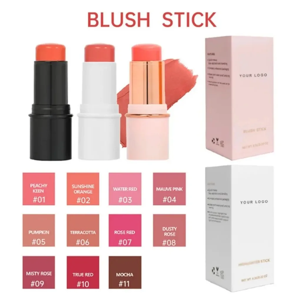 Black Tube Single Color Multifunction Blush Stick Creamy Long Lasting Natural Private Label Custom Logo Vegan Makeup Wholesale
Black Tube Single Color Multifunction Blush Stick Creamy Long Lasting Natural Private Label Custom Logo Vegan Makeup Wholesale