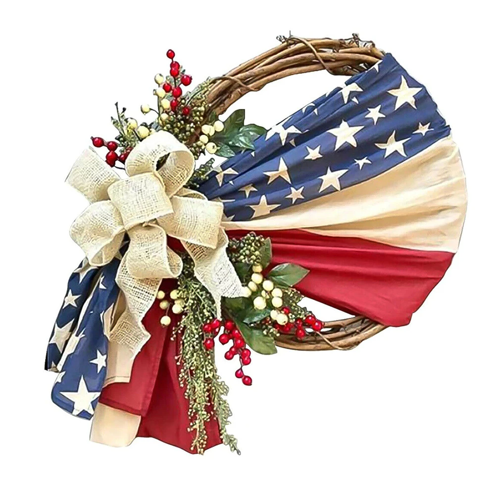 Pink Patriotic Flower Garlands Decoration Independence Day Home Party Photo Patriotic Wreath Props Festive Occasions
Pink Patriotic Flower Garlands Decoration Independence Day Home Party Photo Patriotic Wreath Props Festive Occasions