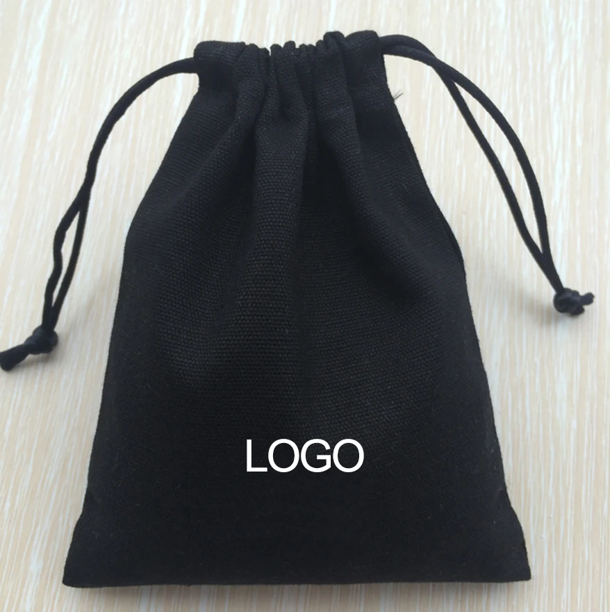 100PCS Black Canvas Drawstring Bag Jewelry Pouch 8A Cotton Canvas Bags Cosmetic Storage Wedding Gift Earrings Bead Custom Logo
100PCS Black Canvas Drawstring Bag Jewelry Pouch 8A Cotton Canvas Bags Cosmetic Storage Wedding Gift Earrings Bead Custom Logo