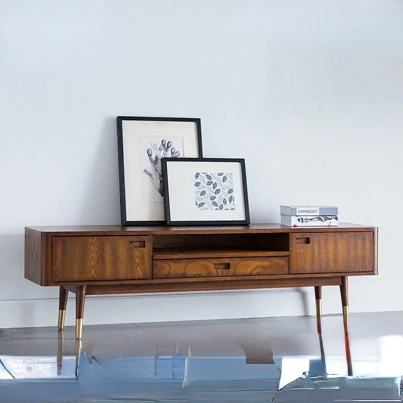 Solid Wood TV Cabinet Living Room Storage Fashion Solid Wood Floor Cabinet Coffee Table Combination Simple TV Stand
Solid Wood TV Cabinet Living Room Storage Fashion Solid Wood Floor Cabinet Coffee Table Combination Simple TV Stand