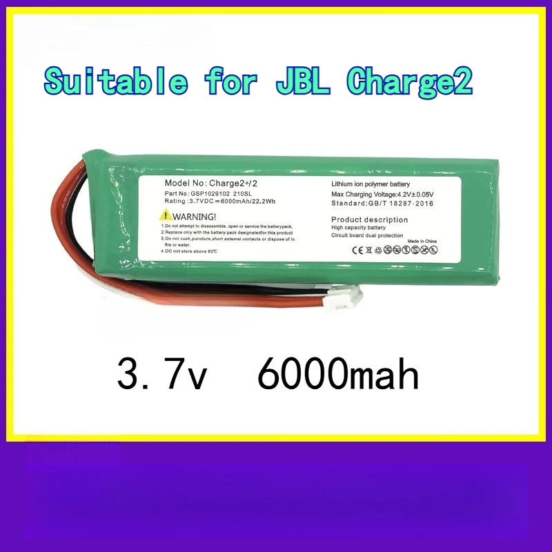 6000 мАч подходит для JBL Charge2 + аккумулятор Charge2 + 210sl аудио аккумулятор G SP1029102 долговечная прочная аккумуляторная батарея
6000 мАч подходит для JBL Charge2 + аккумулятор Charge2 + 210sl аудио аккумулятор G SP1029102 долговечная прочная аккумуляторная батарея