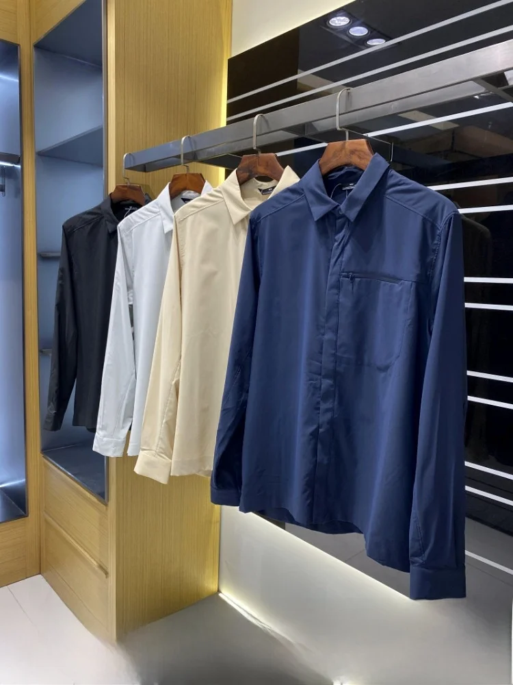 Outdoor Men's Lightweight Breathable Long Sleeve Casual Shirt Jacket Flip Collar Business Leisure Polyester Fiber Spring Autumn
Outdoor Men's Lightweight Breathable Long Sleeve Casual Shirt Jacket Flip Collar Business Leisure Polyester Fiber Spring Autumn