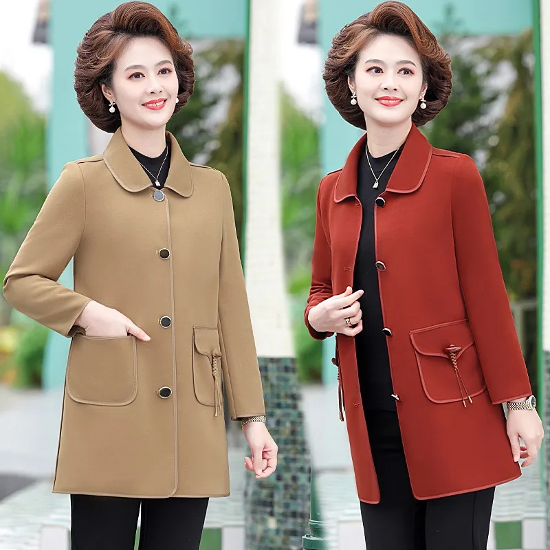 Casual Vintage Midi Trench Female Clothing Single-breasted Spring Autumn Turn-down Collar Long Sleeve Straight Jackets
Casual Vintage Midi Trench Female Clothing Single-breasted Spring Autumn Turn-down Collar Long Sleeve Straight Jackets