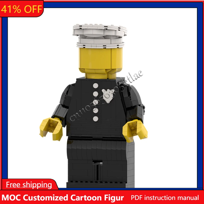 NEW 702 PCS MOC Customize Up Scaled Minifigure Policeman Brickheaded Sets DIY Creative Assembly Toy Kid Gift Collection Display
NEW 702 PCS MOC Customize Up Scaled Minifigure Policeman Brickheaded Sets DIY Creative Assembly Toy Kid Gift Collection Display