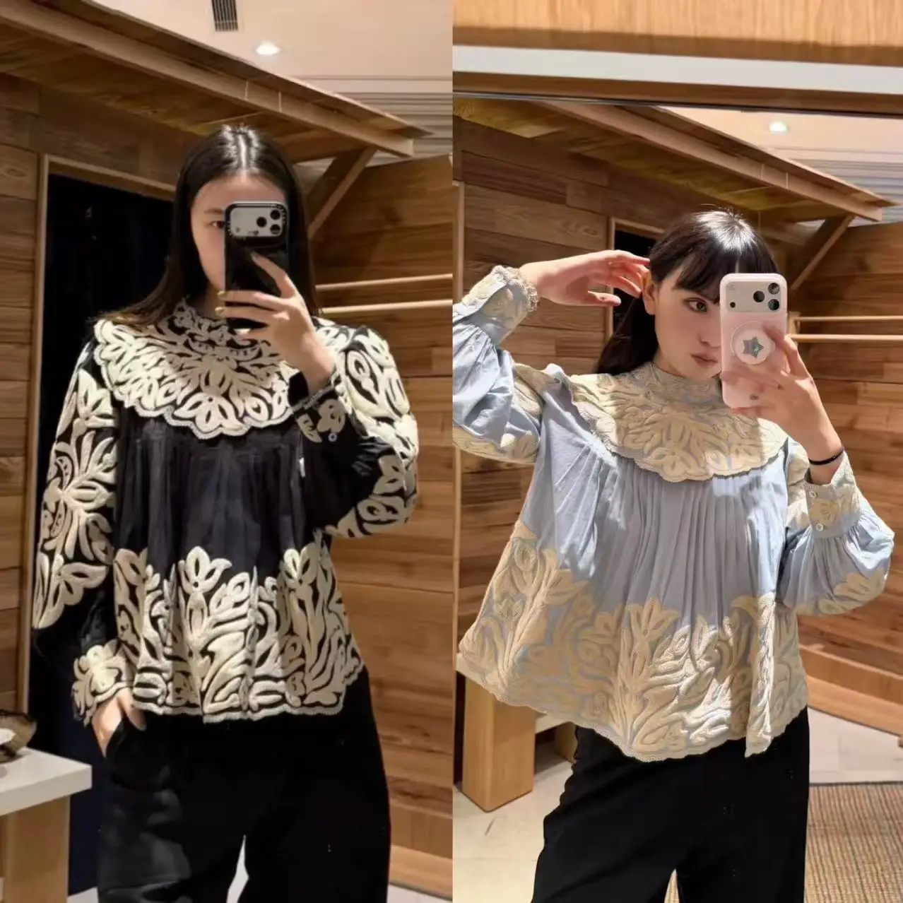 French Sle Long Sve Embroidered Casual Loose Cotton irt Spring Summer New Sle Ruffle Sve Vintage Lace Patchwork Top
French Sle Long Sve Embroidered Casual Loose Cotton irt Spring Summer New Sle Ruffle Sve Vintage Lace Patchwork Top