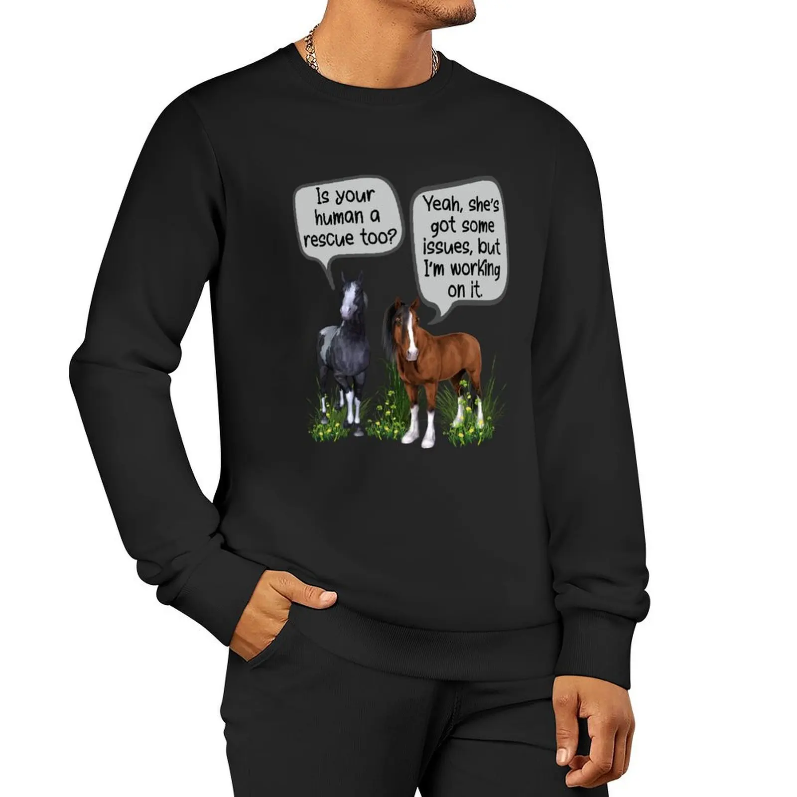 Horse Rescue Funny Quote Pullover Hoodie men's sweat-shirt set men's autumn clothes men clothes tracksuits sports sweatshirt man
Horse Rescue Funny Quote Pullover Hoodie men's sweat-shirt set men's autumn clothes men clothes tracksuits sports sweatshirt man