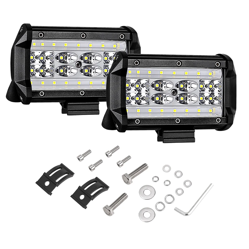 For Jeep Wrangler JK 2007-2018 2PCS 5" LED Work Light Bar Spot Flood Combo A-pillar Hood Mount LED Ditch Pods Drivinng FOG 12V
For Jeep Wrangler JK 2007-2018 2PCS 5" LED Work Light Bar Spot Flood Combo A-pillar Hood Mount LED Ditch Pods Drivinng FOG 12V