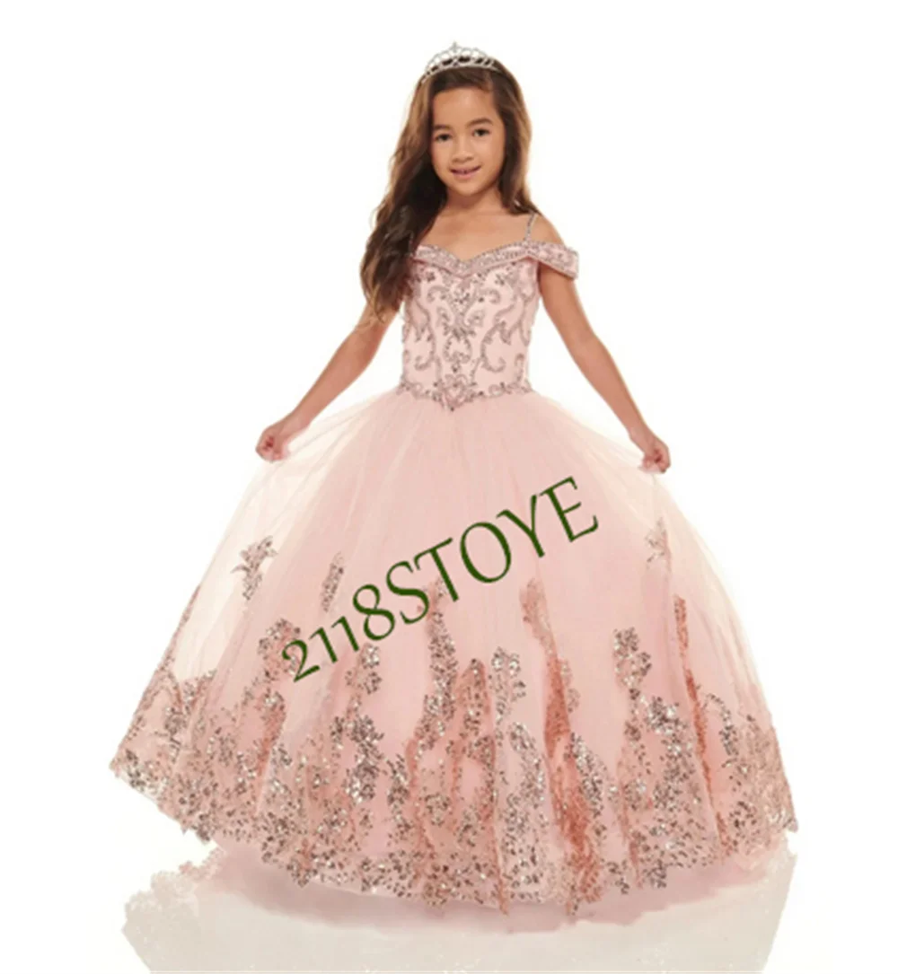 Cute Teal Blue Princess Ball Gown Girl Dress First Communion Prom Costumes Dresses Flower Sequined Appliques
Cute Teal Blue Princess Ball Gown Girl Dress First Communion Prom Costumes Dresses Flower Sequined Appliques