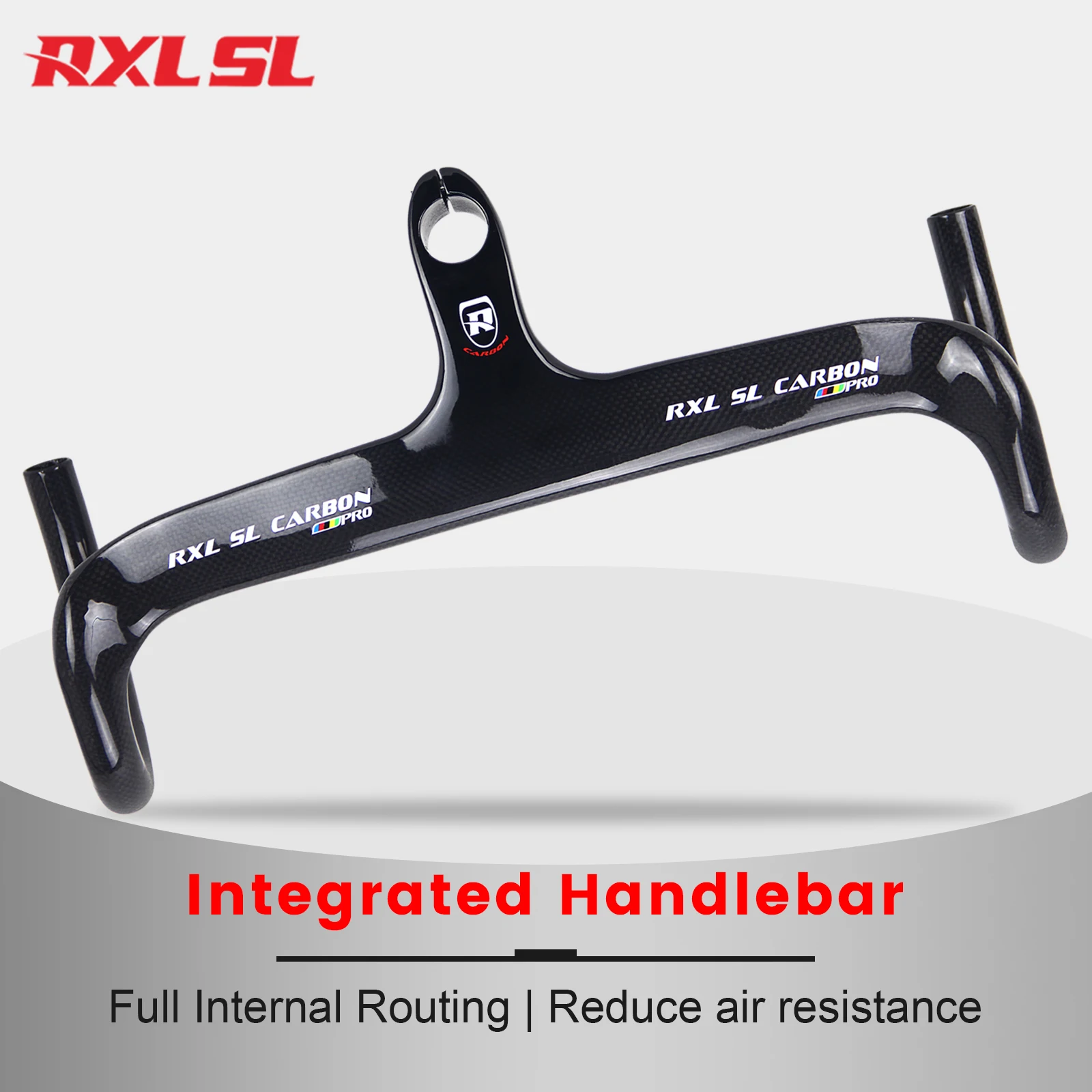 RXL SL Carbon Road Handlebar 28.6mm Integrated Racing Bike Speed Black Internal Routing Carbon Drop Bars 400/420/440mm
RXL SL Carbon Road Handlebar 28.6mm Integrated Racing Bike Speed Black Internal Routing Carbon Drop Bars 400/420/440mm