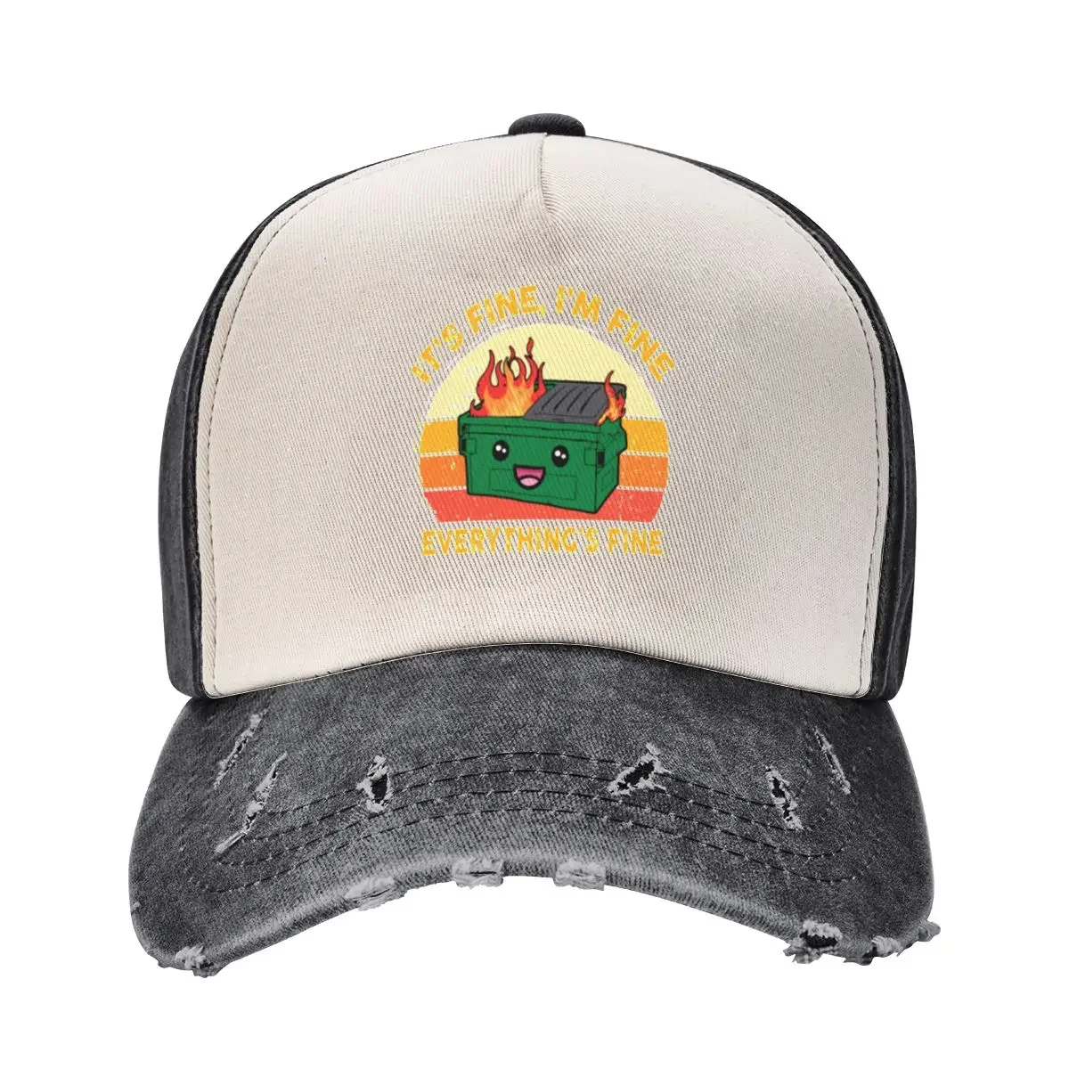 It's Fine I'm Fine Everything's Fine Lil Dumpster Fire Baseball Cap Anime Sunscreen summer hat Mens Women's
It's Fine I'm Fine Everything's Fine Lil Dumpster Fire Baseball Cap Anime Sunscreen summer hat Mens Women's