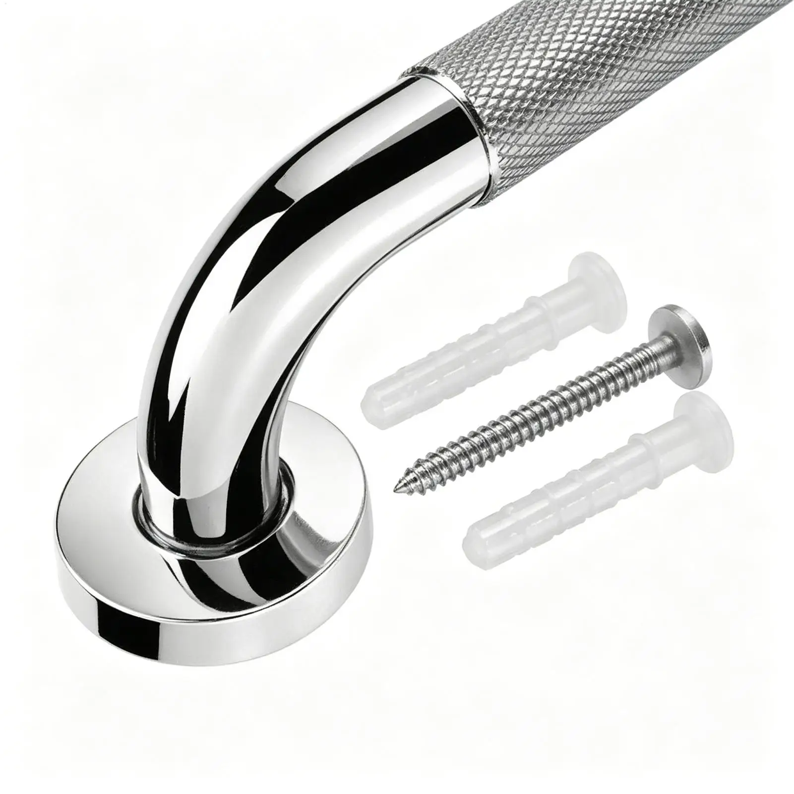 Shower Bar Anti-Slip Heavy Duty Stainless Steel 3-Piece Bathroom Toilet Assist Bar For Women Men Elderly Disabled Daily Toilet
Shower Bar Anti-Slip Heavy Duty Stainless Steel 3-Piece Bathroom Toilet Assist Bar For Women Men Elderly Disabled Daily Toilet