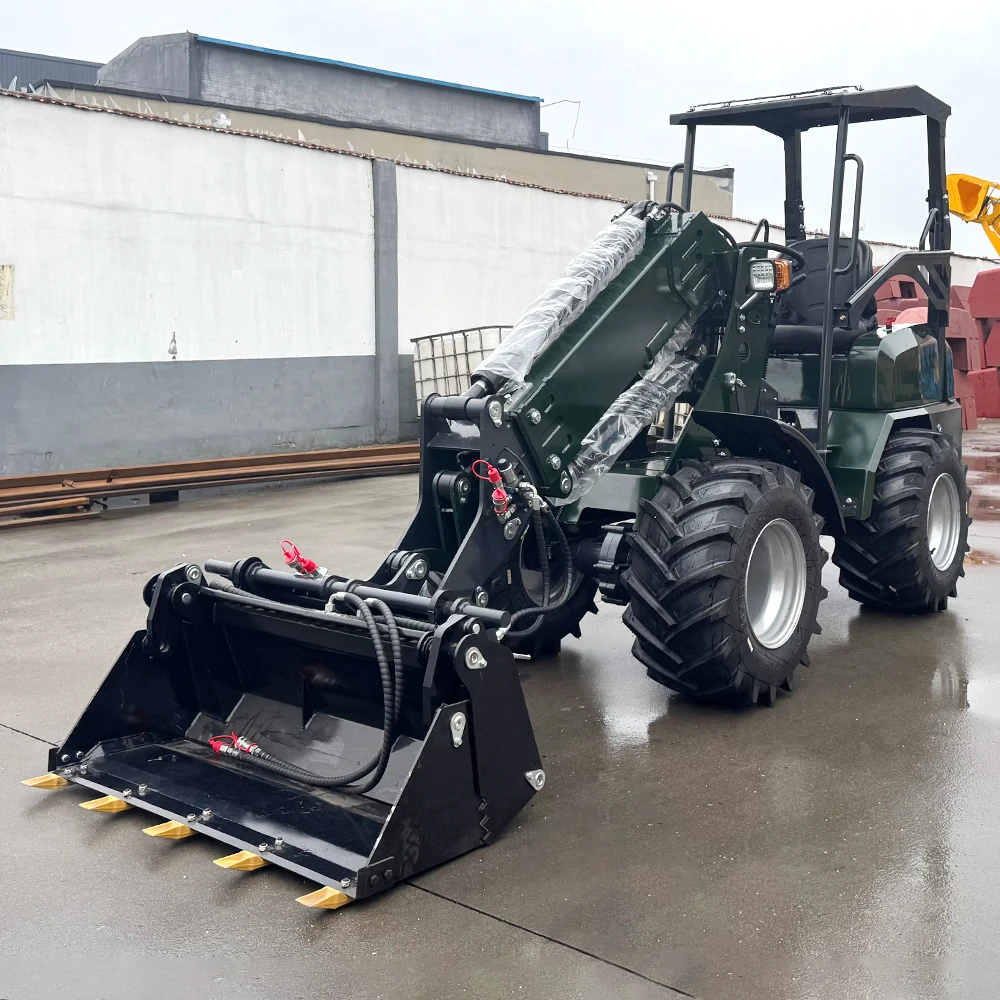 Small Wheel Loader Compact Hydraulic for Garden Soil Mixing Mulch Loading CE Approved Agricultural Machine
Small Wheel Loader Compact Hydraulic for Garden Soil Mixing Mulch Loading CE Approved Agricultural Machine