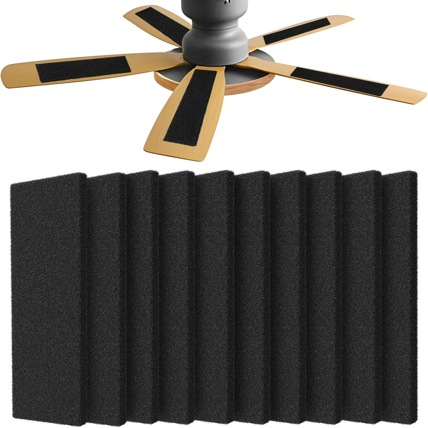 Premium High-Quality 5-Piece Activated Coconut Shell Carbon Air Filters for Ceiling Fan Blades - Easy Install Air Fresh Filters
Premium High-Quality 5-Piece Activated Coconut Shell Carbon Air Filters for Ceiling Fan Blades - Easy Install Air Fresh Filters