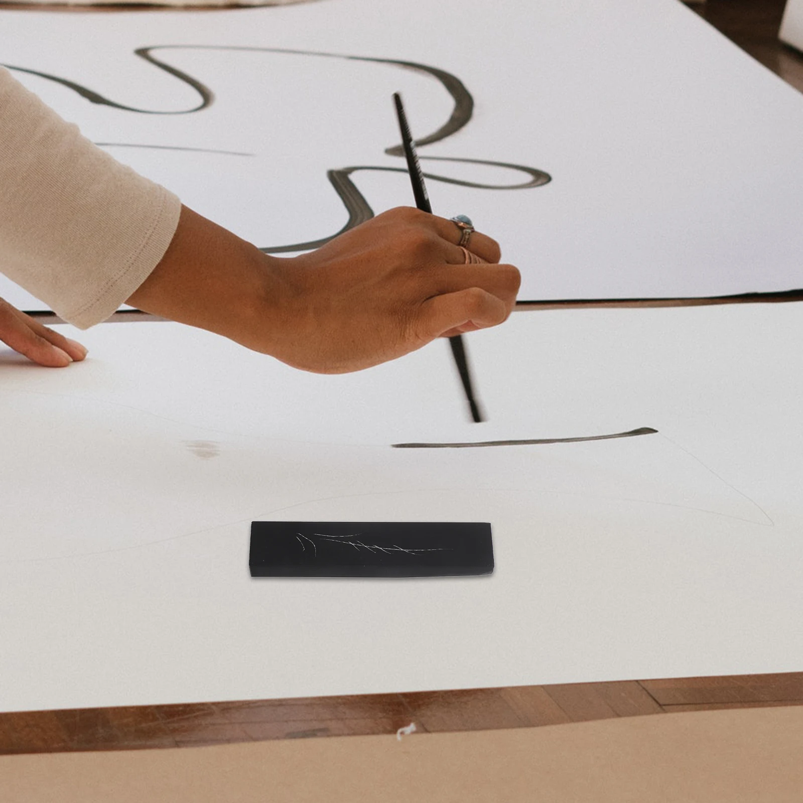 2Pcs Stone Paperweight Natural Texture Heavy Duty Desktop Decor for Chinese Calligraphy Sumi Drawing Office Decoration
2Pcs Stone Paperweight Natural Texture Heavy Duty Desktop Decor for Chinese Calligraphy Sumi Drawing Office Decoration