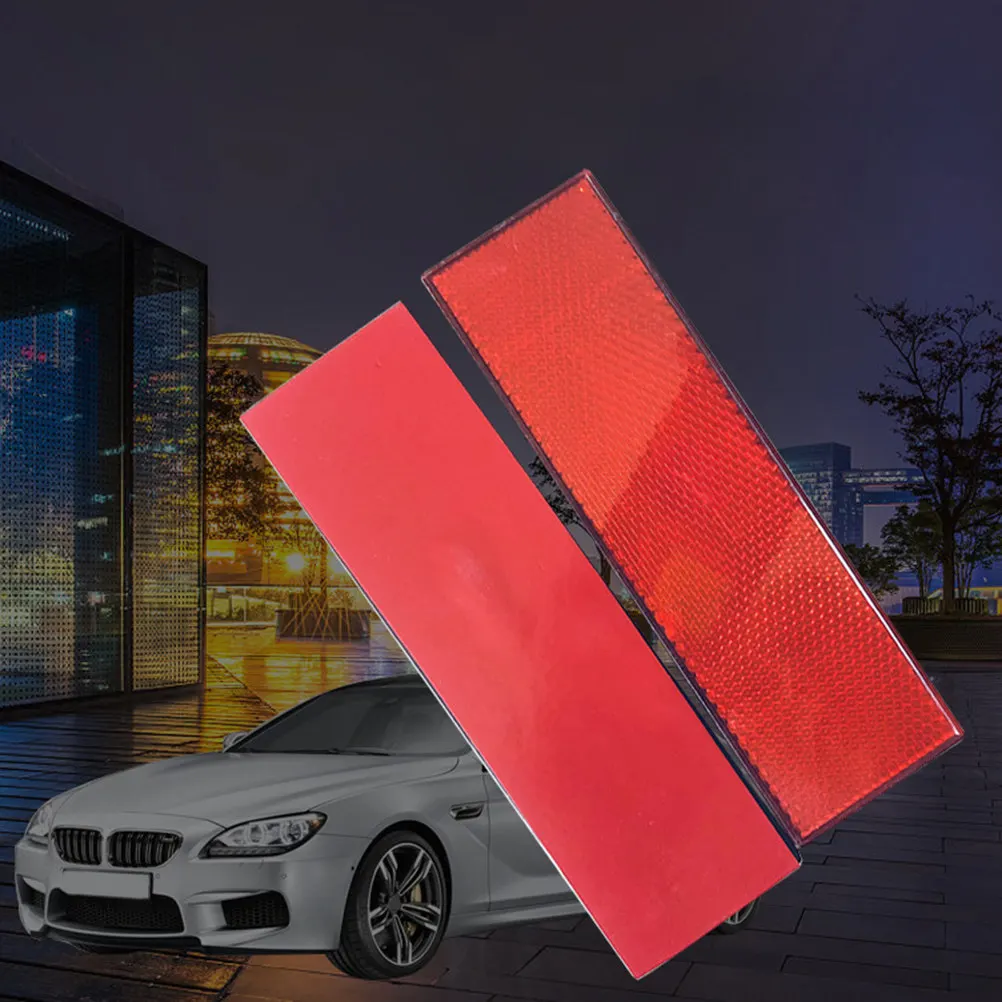 4Pcs Reflective Tape for Cars Trucks Road Signs Fairways Stage Safety Warning High Visibility Plastic Red Panel
4Pcs Reflective Tape for Cars Trucks Road Signs Fairways Stage Safety Warning High Visibility Plastic Red Panel